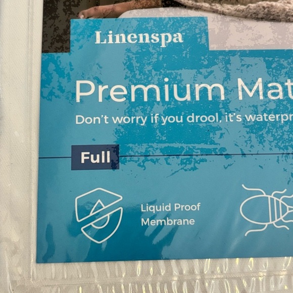 Linenspa Full Premium Mattress Protector - NWT - Picture 4 of 4